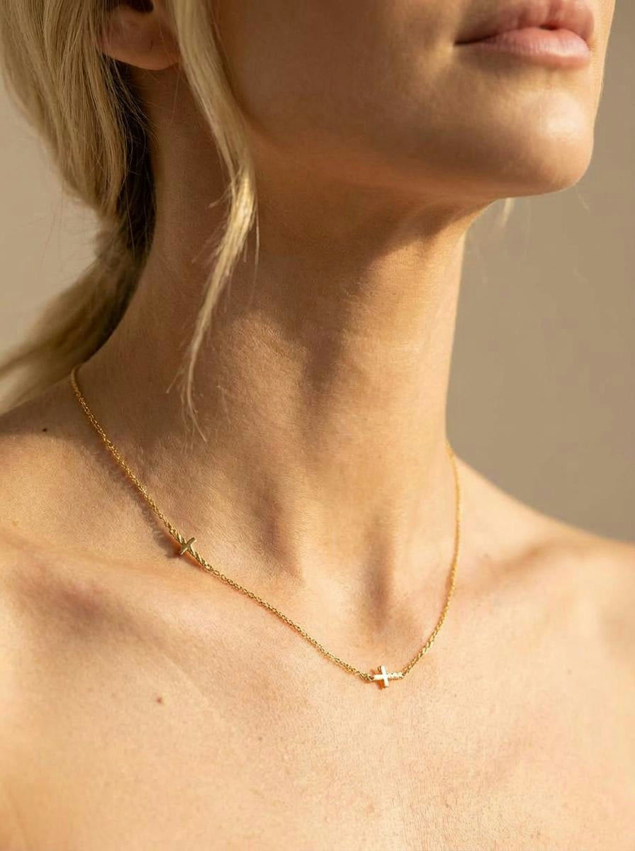 Cross Layered Necklace