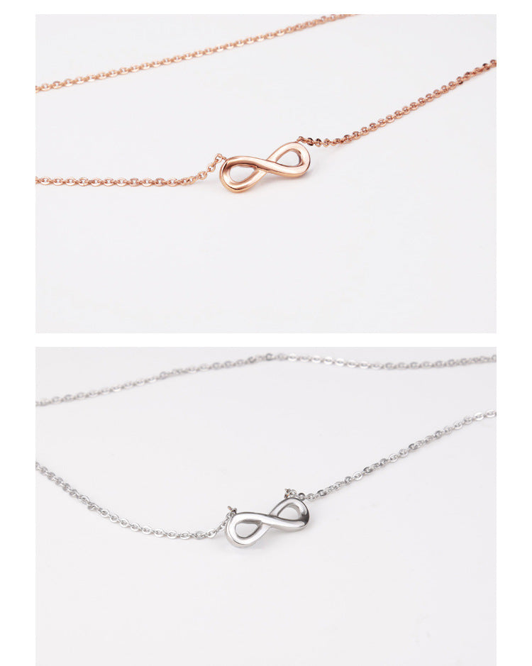 Sterling Silver Infinity Necklace